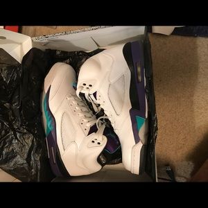 Air Jordan Retro Grape 5 size 9.5
